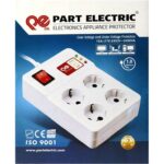 محافظ برق 4 خانه ارتدار با کابل پارت الکتریک(5 عددی) - Image 5