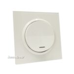 کلید تبدیل اسپادانا (ایران الکتریک)پلکسی سفید میانی سفید(بسته 10 عددی)