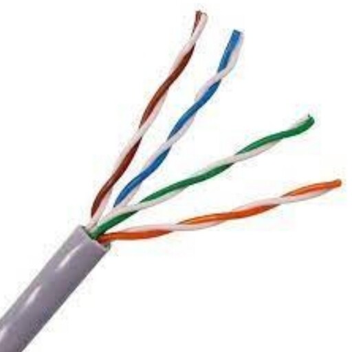 7828515 کابل ۴ زوج فویلدار ۰/۶ هوایی(برند تک کرمان) cca(حلقه 300 متری) - Image 1