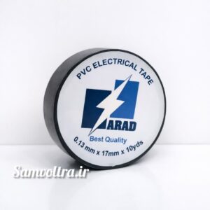 چسب برق پایه حلال (نسوز) 10 یارد 17 میلیمتر PVC