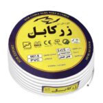 کابل برق کولری 5 در 1.5 زرکابل آلبا حلقه 100متری